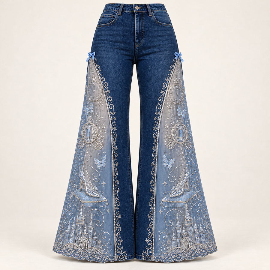 Glass Slipper princess flare jeans