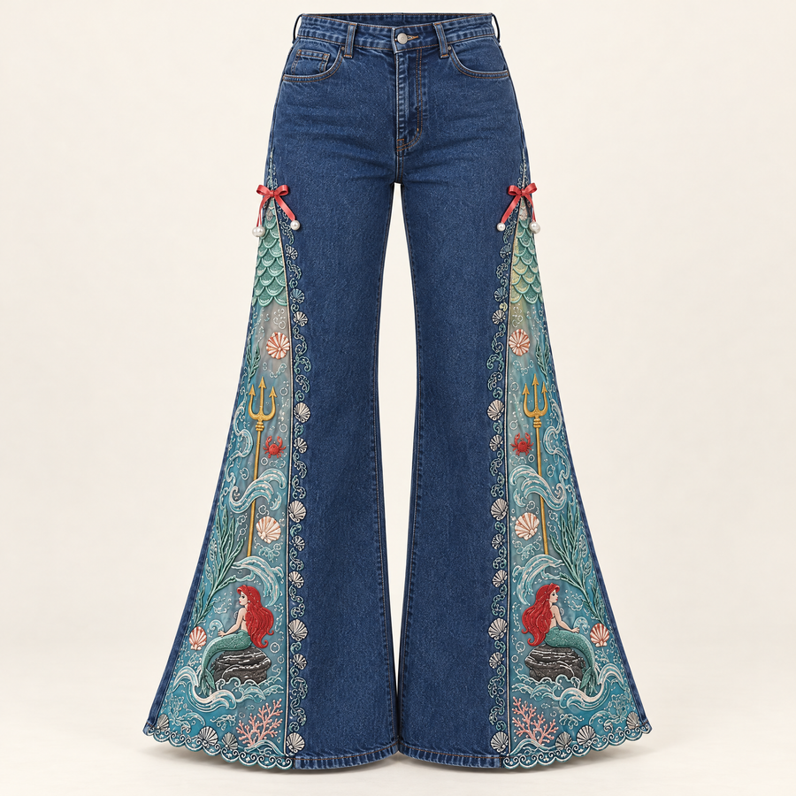 Sea Siren princess flare jeans